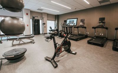Fitness center available at Courtyard By Marriott Los Angeles LAX/Century Boulevard.
