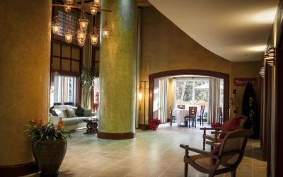 Lobby area at The Mutiny Hotel.