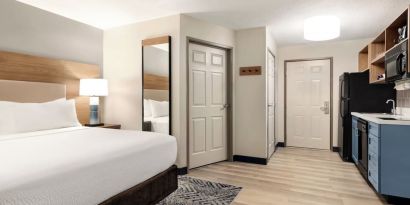 Spacious day use room at Candlewood Suites Boise.
