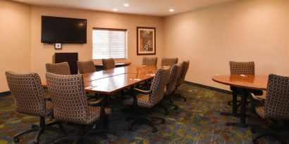 Meeting room at Candlewood Suites Boise.