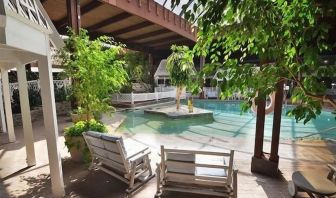 Refreshing indoor pool at Sturbridge Host Hotel.