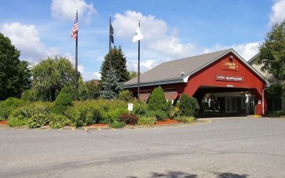 Guest registration site at Sturbridge Host Hotel.
