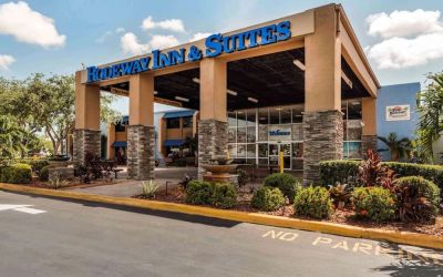 Hotel exterior at Rodeway Inn & Suites Fort Lauderdale Airport & Cruise Port.