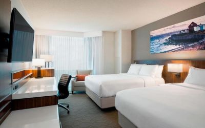 Day use twin room with work desk at Delta St. John's Hotel & Conference Center.