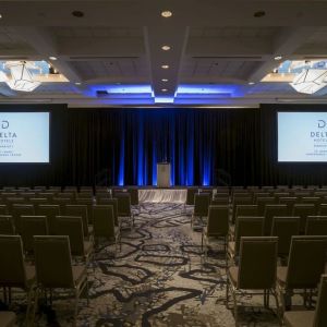 Conference room at Delta St. John's Hotel & Conference Center.