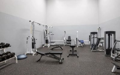 Fully equipped fitness center at Delta St. John's Hotel & Conference Center.