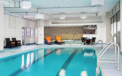Relaxing indoor pool at Delta St. John's Hotel & Conference Center.