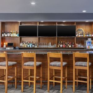 Hotel bar at Four Points By Sheraton Salt Lake City Airport.