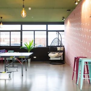 Coworking space at Urban Hotel The Golden Stork.