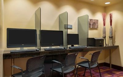 Business center available at Crowne Plaza Englewood.