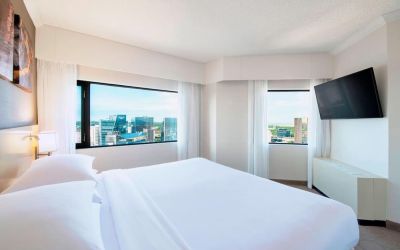 Bright and spacious day use room at Delta Hotel By Marriott Regina.