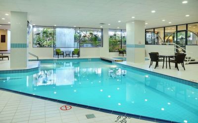 Relaxing indoor pool at Sheraton Hotel Newfoundland.