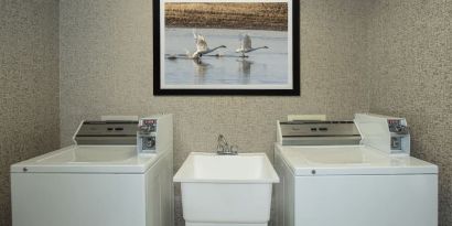 Laundry service at Holiday Inn Express & Suites Medicine Hat.