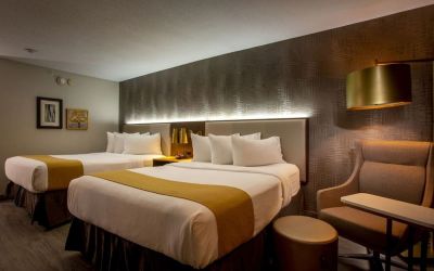Day use twin room with living area at Atlantica Hotel Halifax.