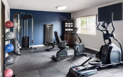 Fitness center available at Garner By IHG.