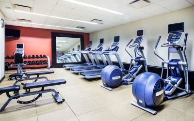 Fitness facility at Hilton Garden Inn New York/West 35th Street.