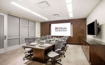 Meeting room at Hilton Garden Inn New York/West 35th Street.