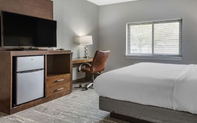 King room with TV at Somerset Lofts.