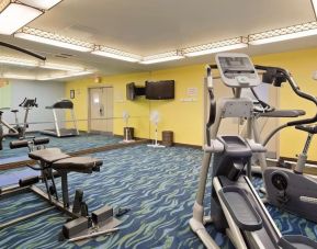 Well equipped fitness center at Best Western North Bay.