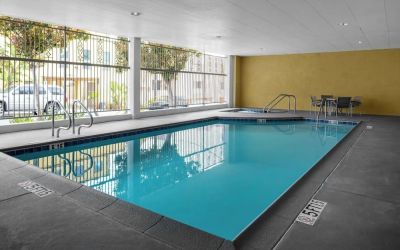 Refreshing indoor pool at Holiday Inn Express & Suites Hermosa Beach.