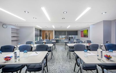 Professional meeting room at Mercure Hotel London Paddington.