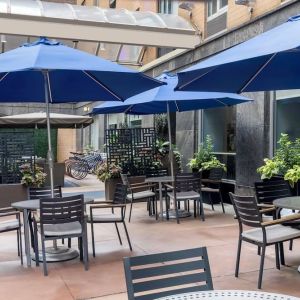 Veranda perfect for coworking at Holiday Inn Express New York City - Chelsea.