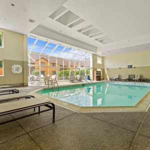 Refreshing indoor pool at Chicago Club Inn & Suites.