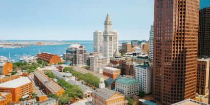View from The Bostonian Boston, A Millennium Hotel.