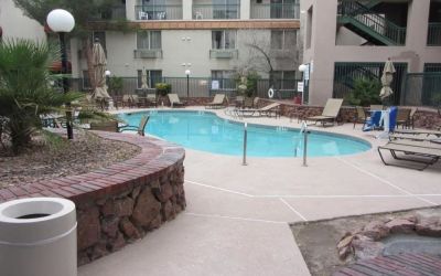 Refreshing outdoor pool at Hawthorn Suites By Wyndham El Paso Airport.