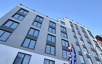 Hotel exterior at Rose Hotel, Bronx.