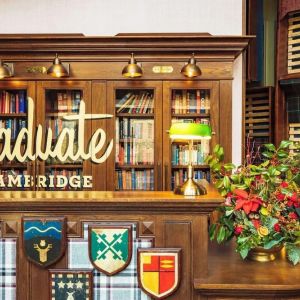 Graduate sign at Graduate By Hilton Cambridge.