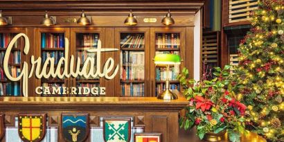Graduate sign at Graduate By Hilton Cambridge.