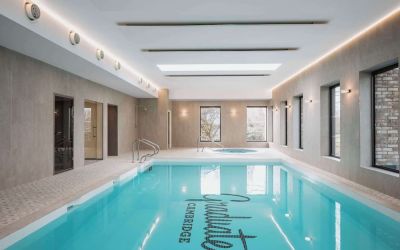 Indoor pool at Graduate By Hilton Cambridge.
