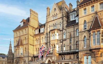 Hotel parking at The Randolph Hotel Oxford.
