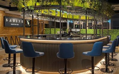 Rooftop bar at Leonardo Royal St Paul's Hotel.