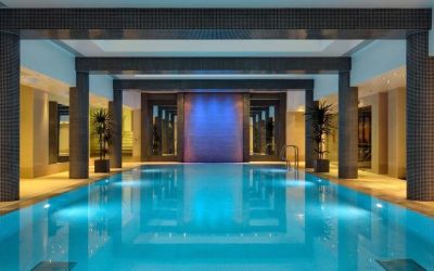 Relaxed interior heated pool at Leonardo Royal St Paul's Hotel.