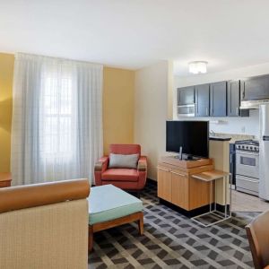 Spacious king room at MainStay Suites Mt. Laurel - Philadelphia.