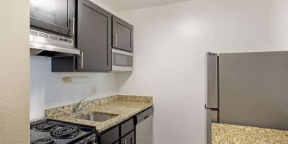 Kitchen available at MainStay Suites Mt. Laurel - Philadelphia.