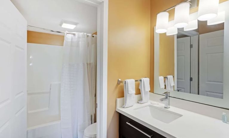 Guest bathroom at MainStay Suites Mt. Laurel - Philadelphia.
