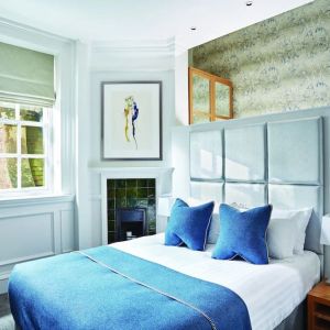 Day use room with fireplace at Barnett Hill Hotel.