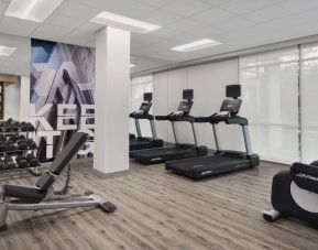 Fitness center available at SpringHill Suites Tuckahoe.