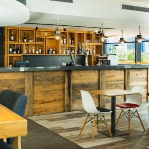 Hotel bar at ibis Leicester City.
