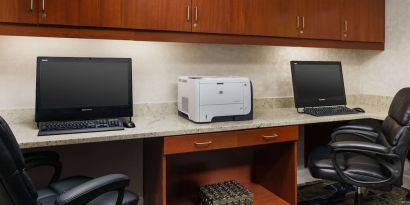 Business center available at Hampton Inn Washington DC / White House.