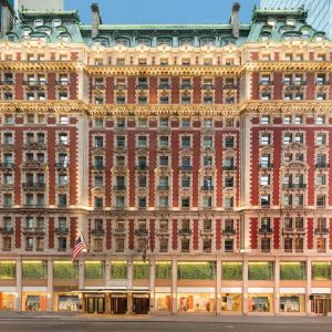 Hotel exterior at The Knickerbocker Hotel.