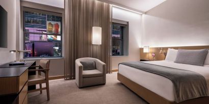 Day use room at The Knickerbocker Hotel.