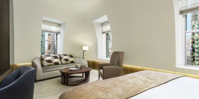 Day room with natural light at The Knickerbocker Hotel.