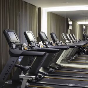 Fitness center at The Knickerbocker Hotel.