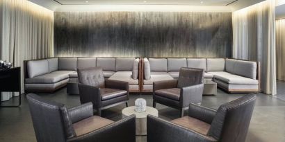 Hotel lounge at The Knickerbocker Hotel.