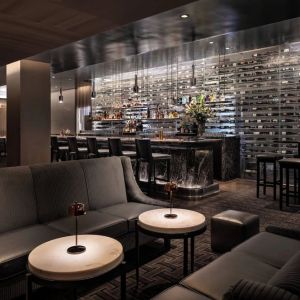 Hotel bar at The Knickerbocker Hotel.