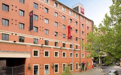 Hotel exterior at ibis Sheffield City.